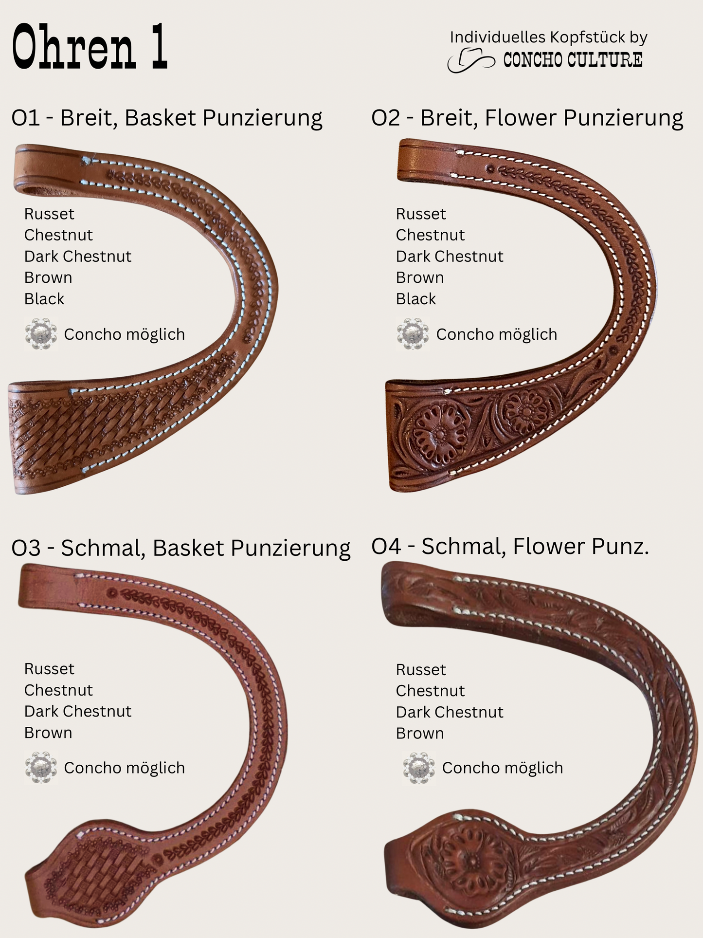Mix and Match Trense / Kopfstück Western
