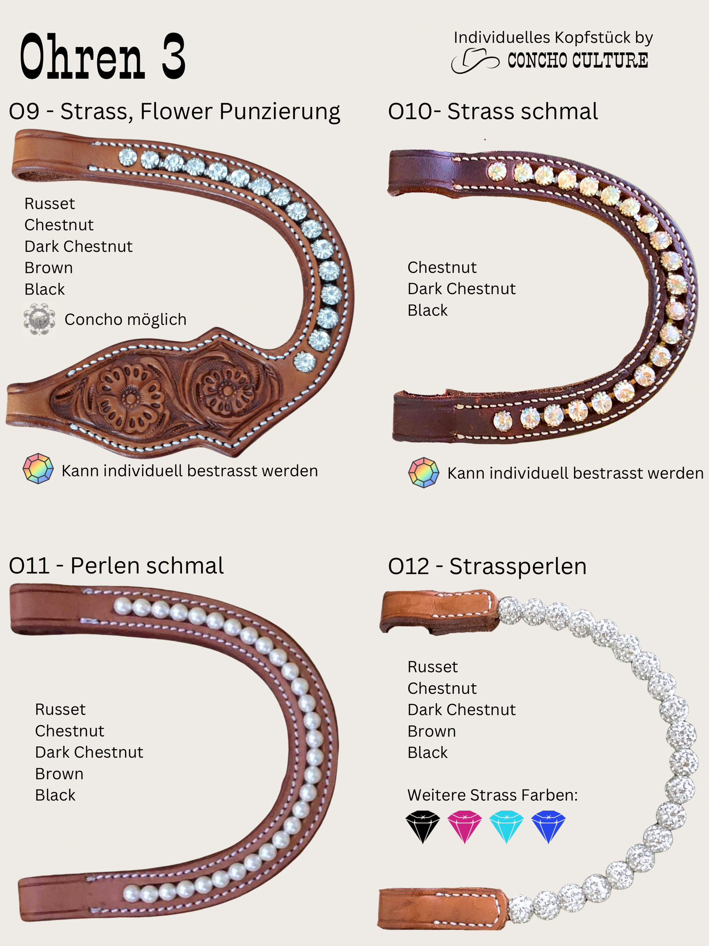 Mix and Match Trense / Kopfstück Western