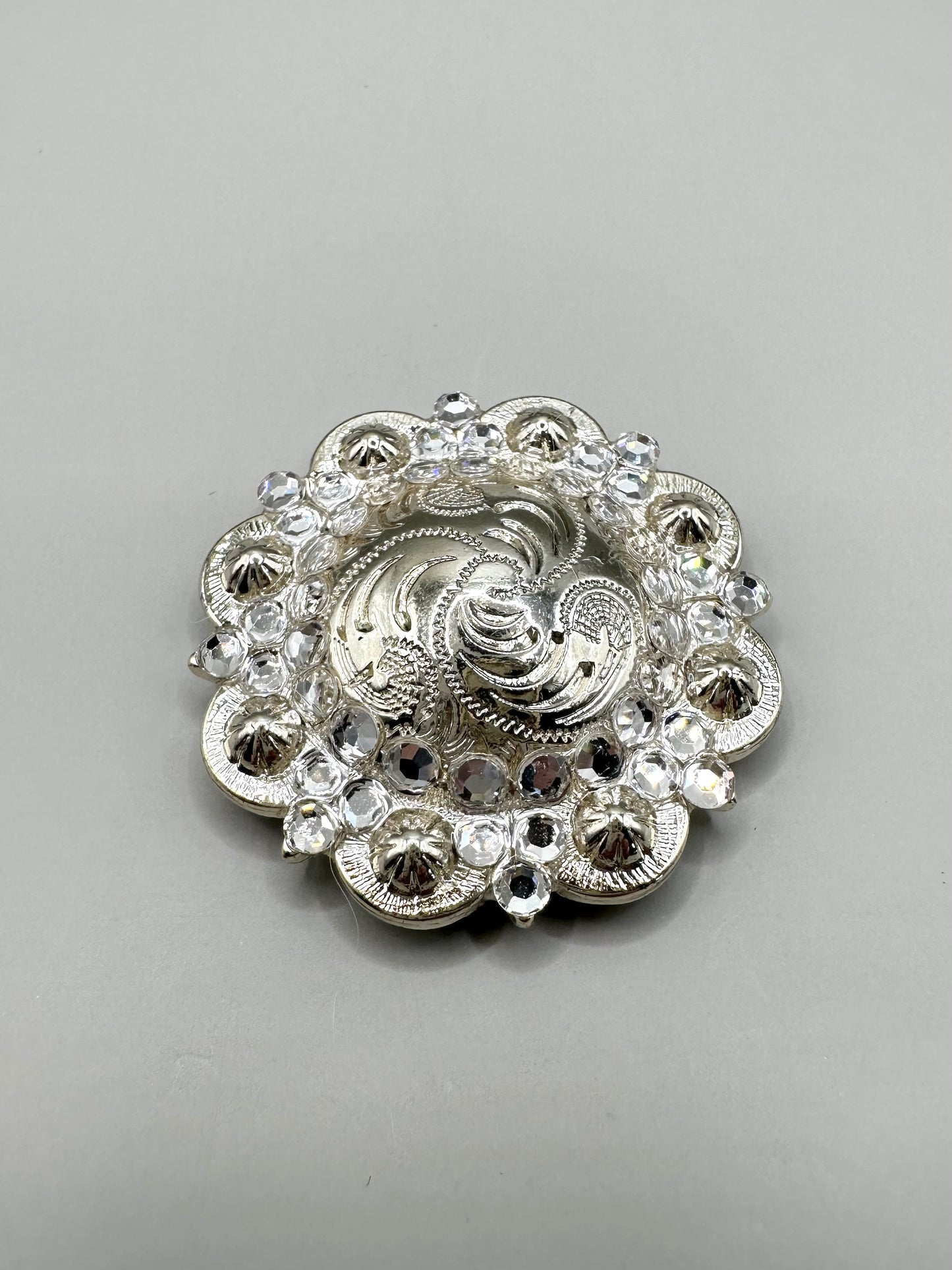 Strassconcho Silberfarben GVR