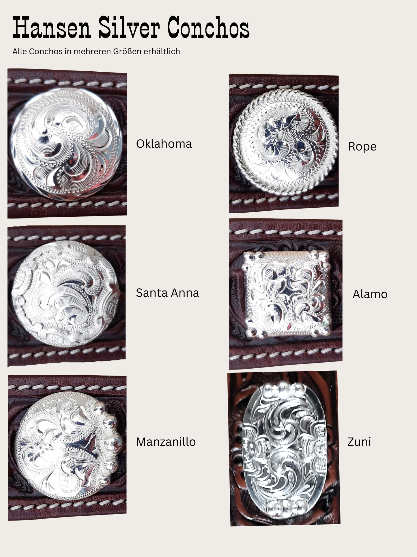 Hansen Silver Buckle Sets