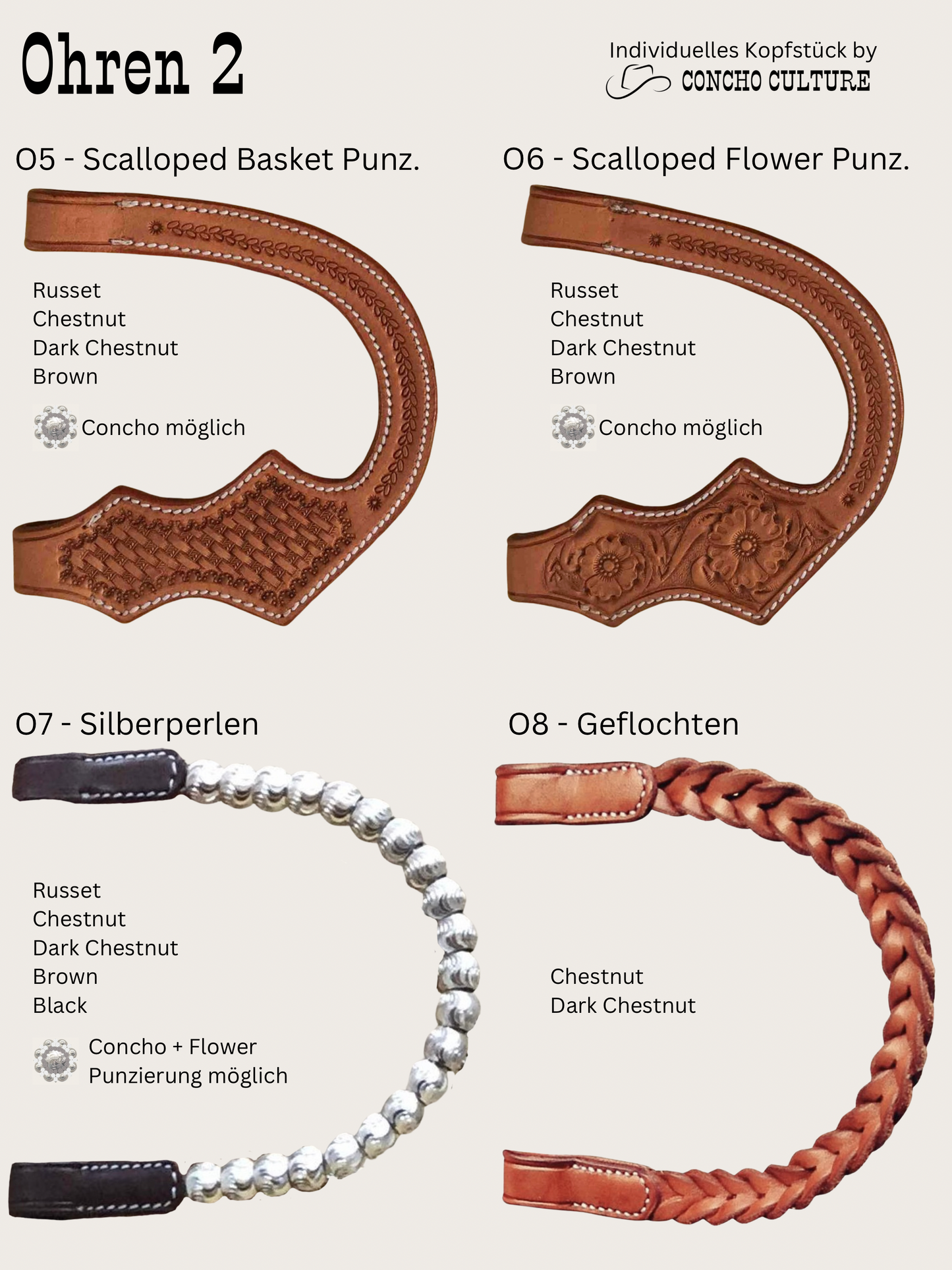 Mix and Match Trense / Kopfstück Western