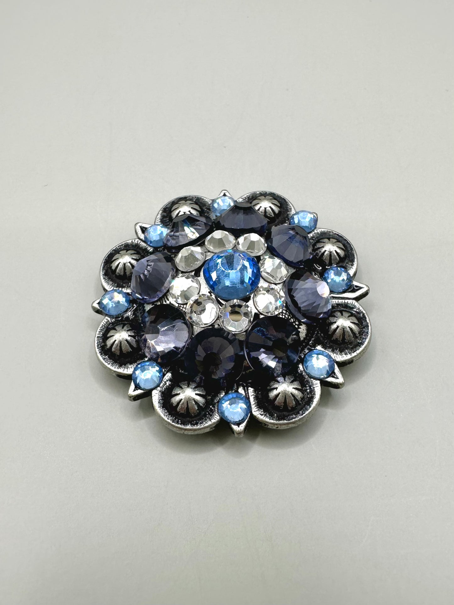 Strassconcho Silberfarben GVR