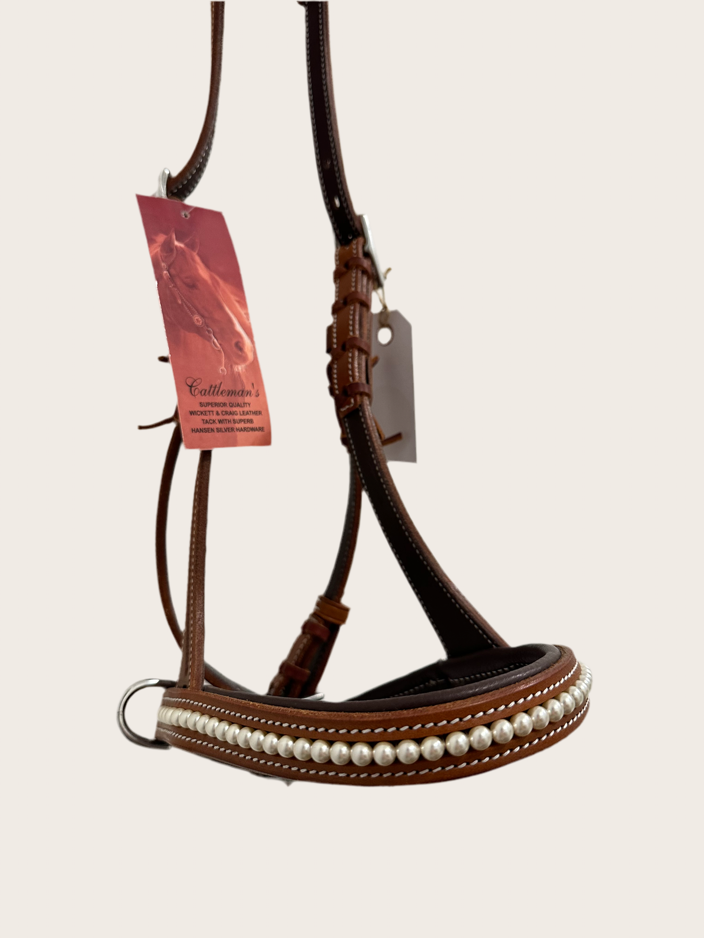 Sidepull Zweiohr mit Perlen Western