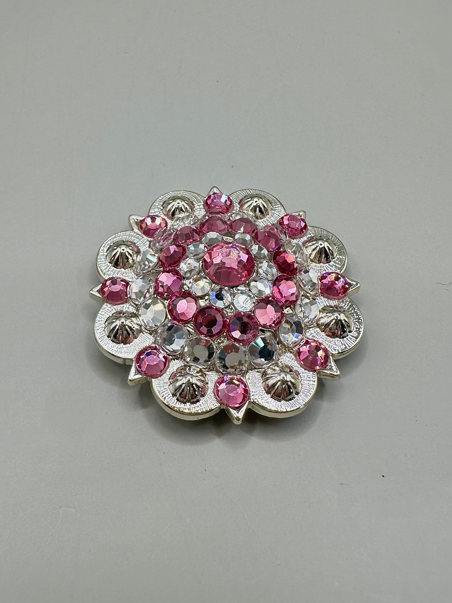 Strassconcho Silberfarben GVR