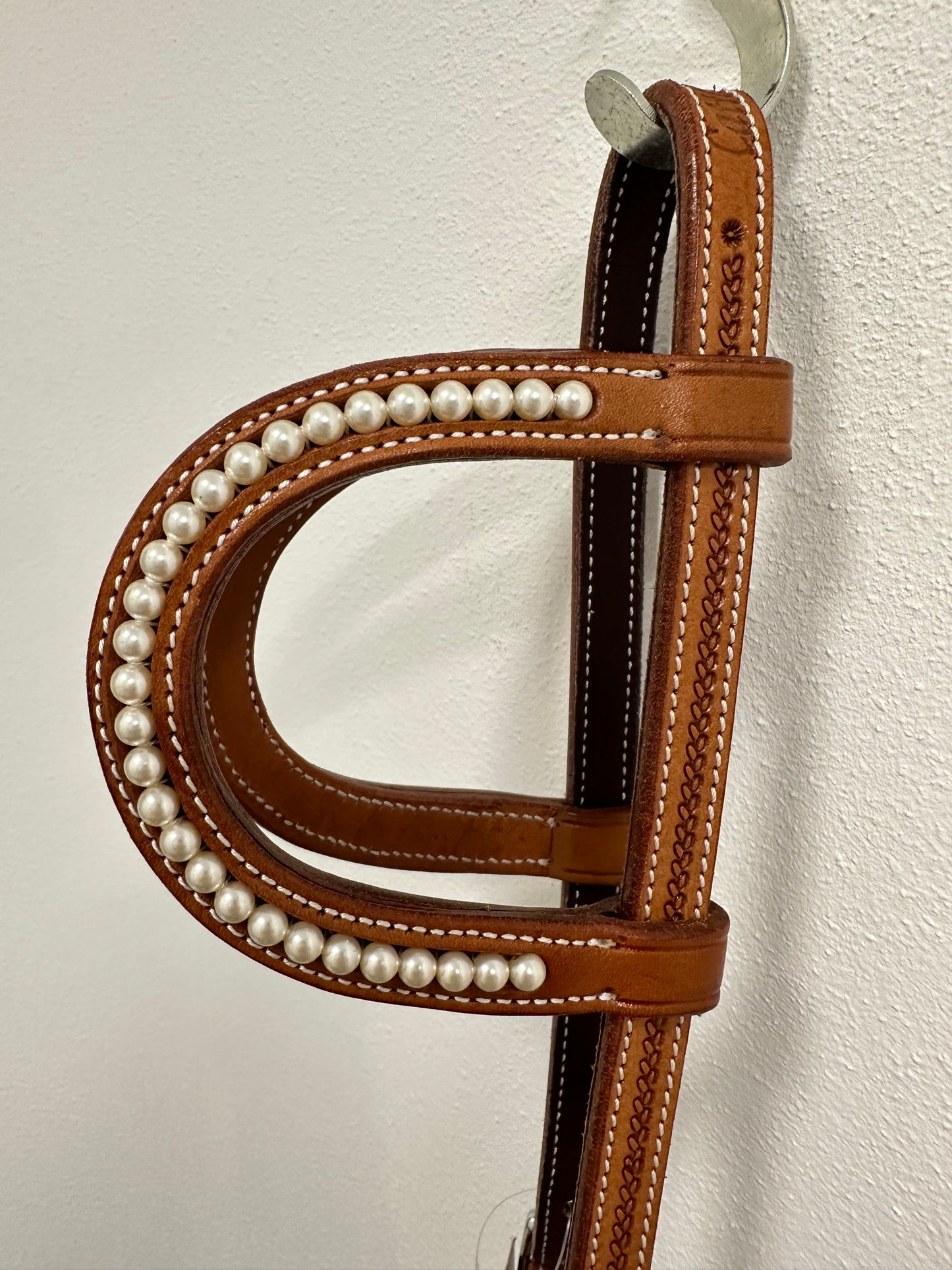Sidepull Zweiohr mit Perlen Western