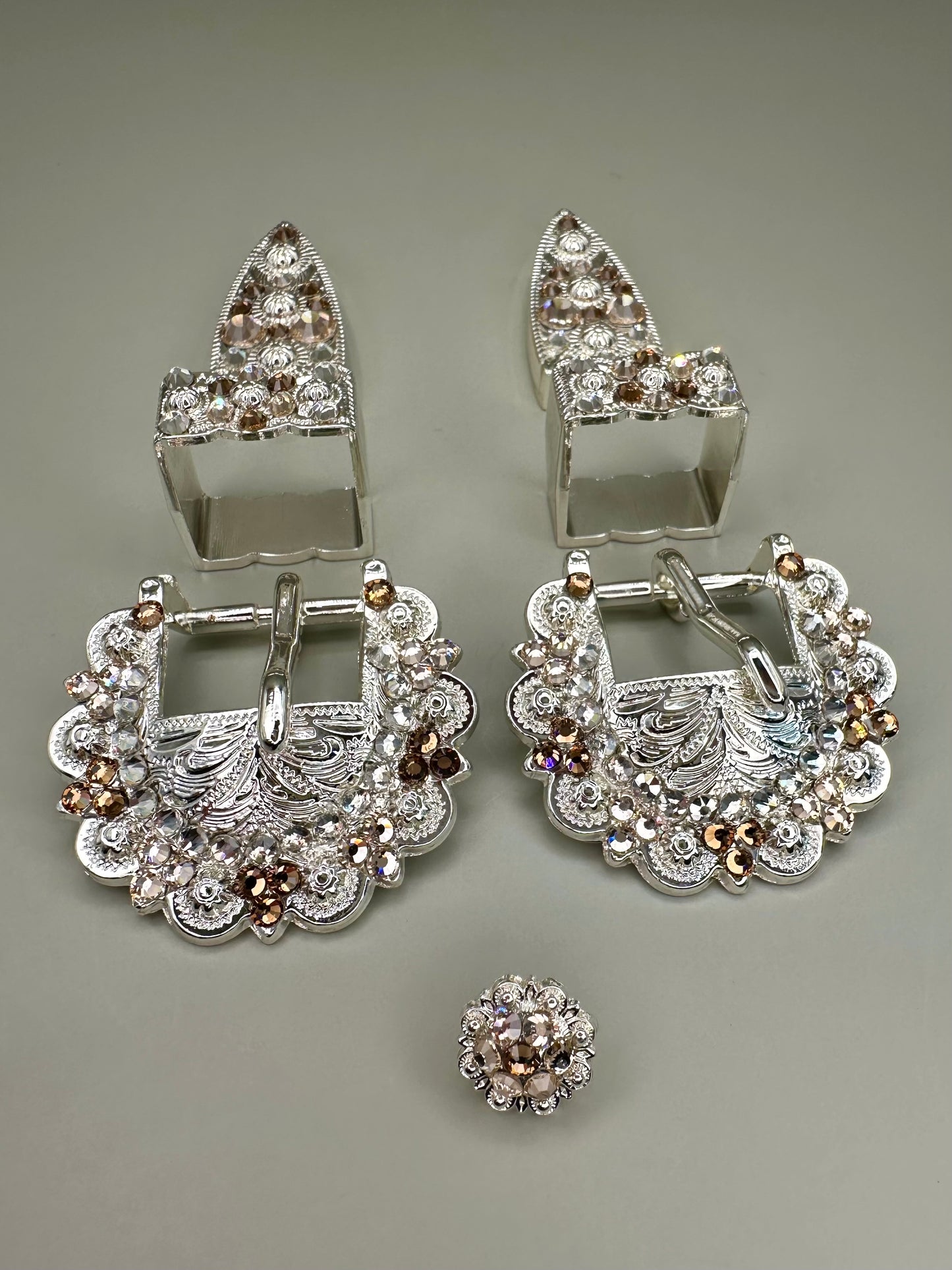 Strass-Buckle-Set individuell