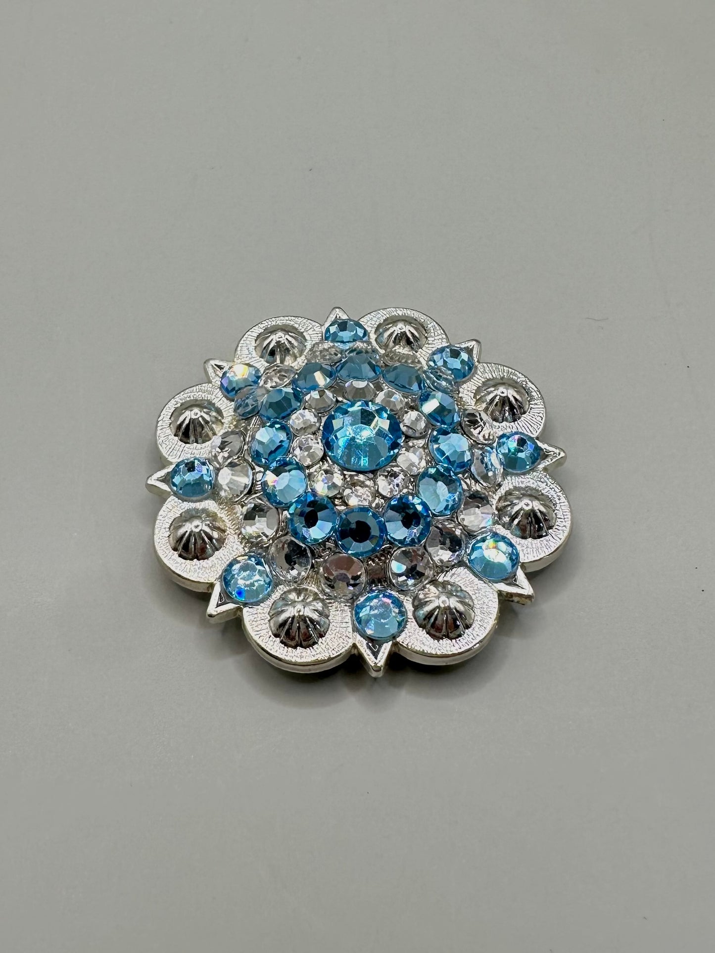 Strassconcho Silberfarben GVR