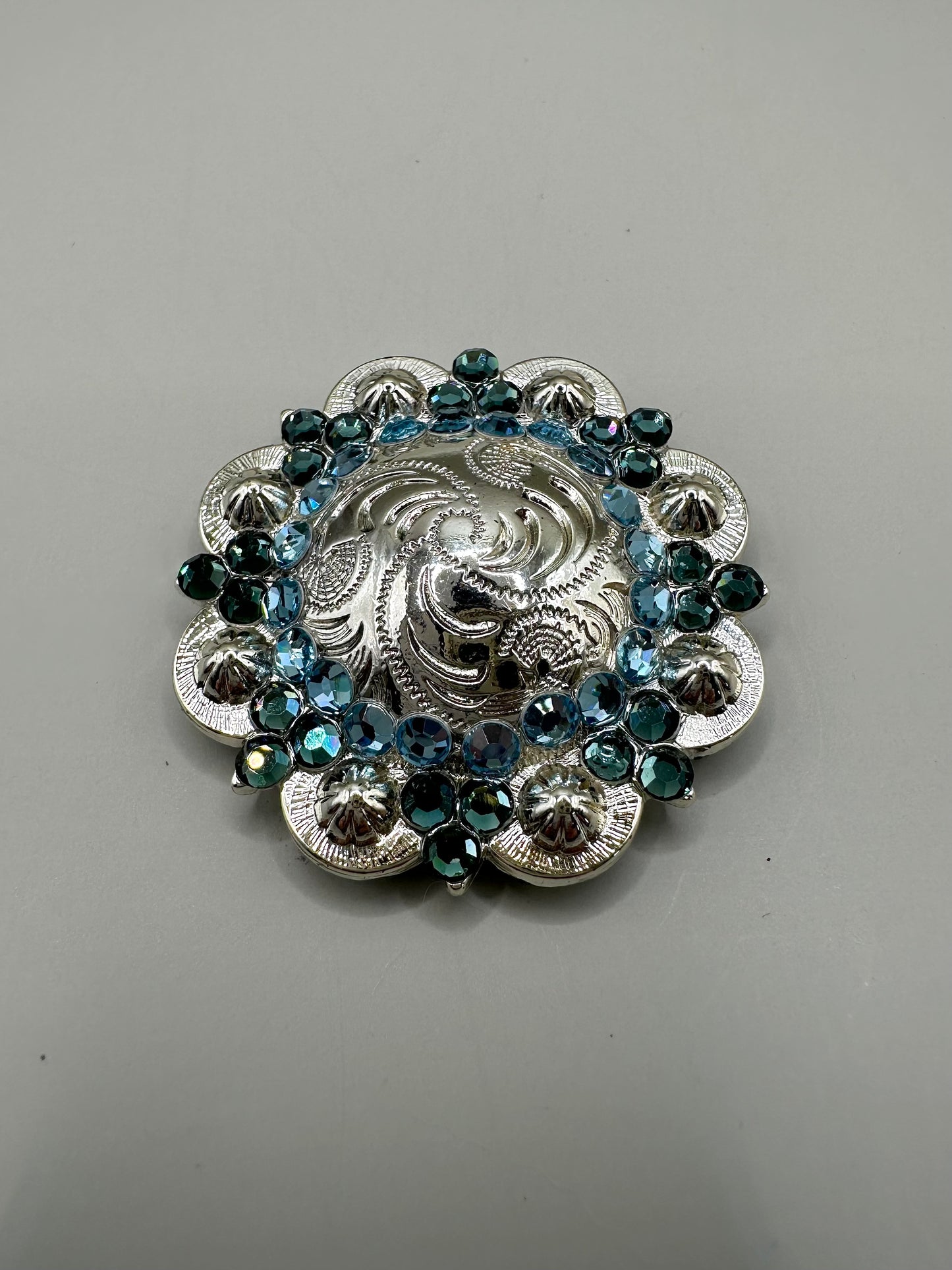 Strassconcho Silberfarben GVR