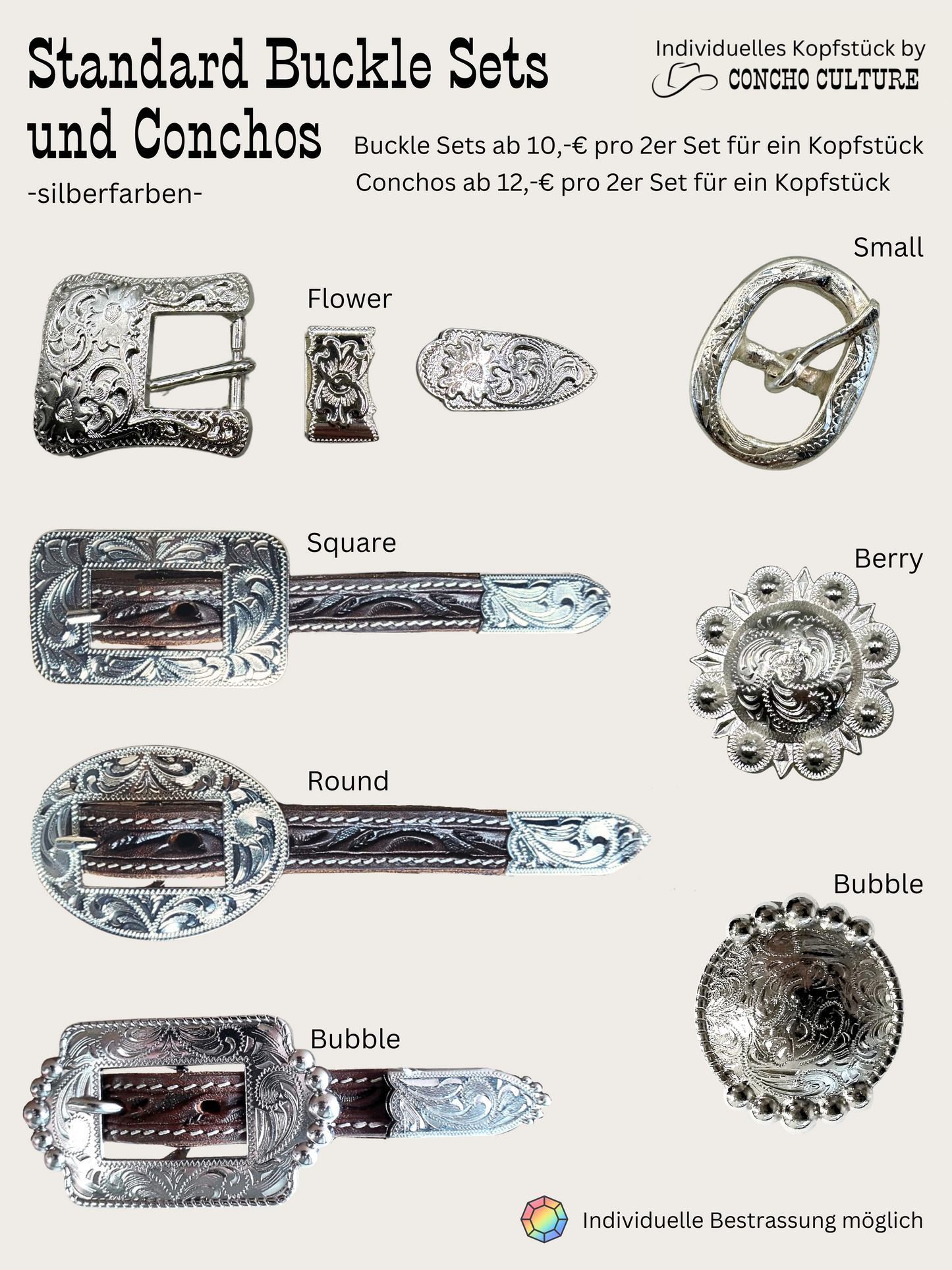 Mix and Match Trense / Kopfstück Western
