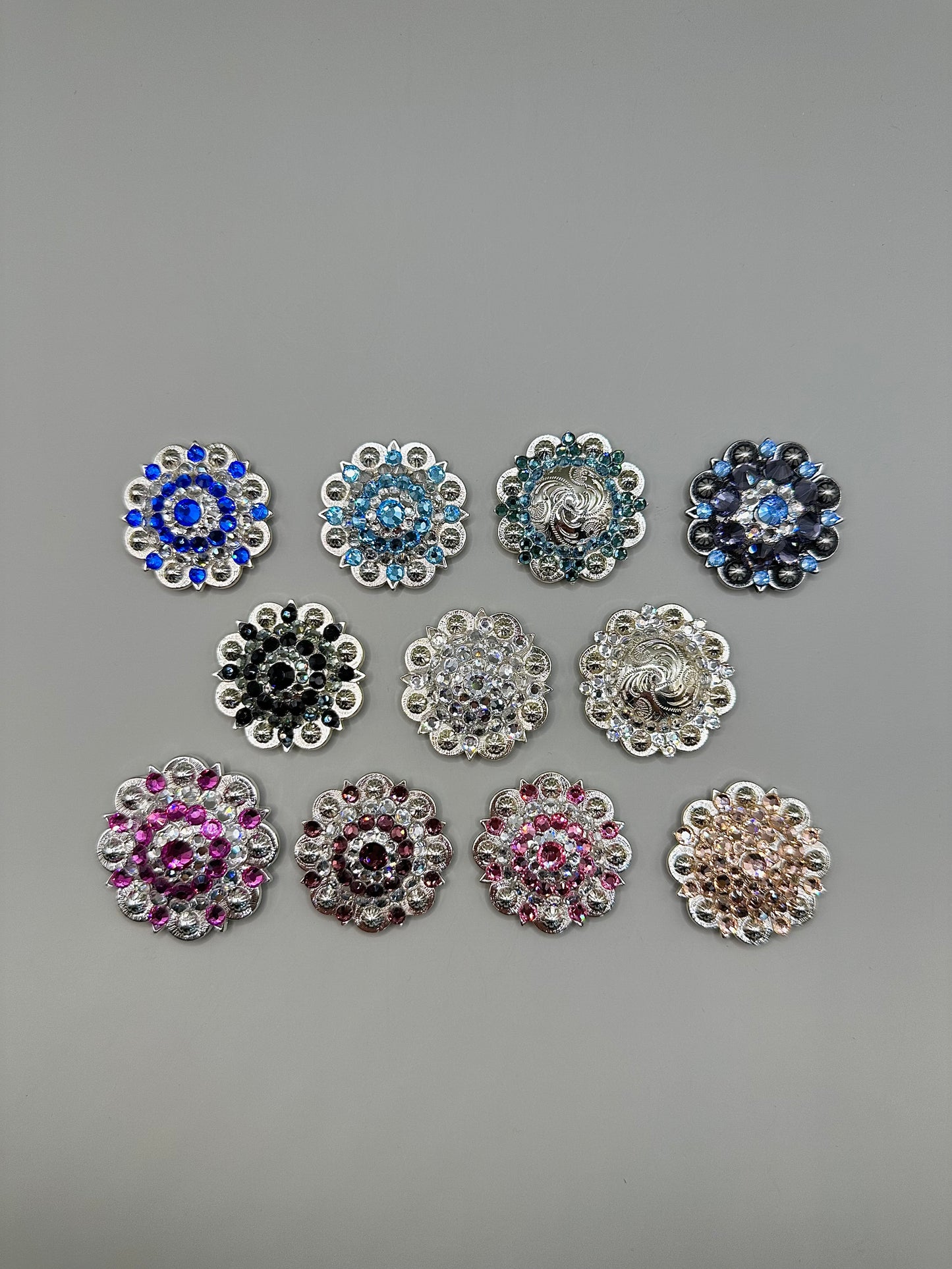 Strassconcho Silberfarben GVR