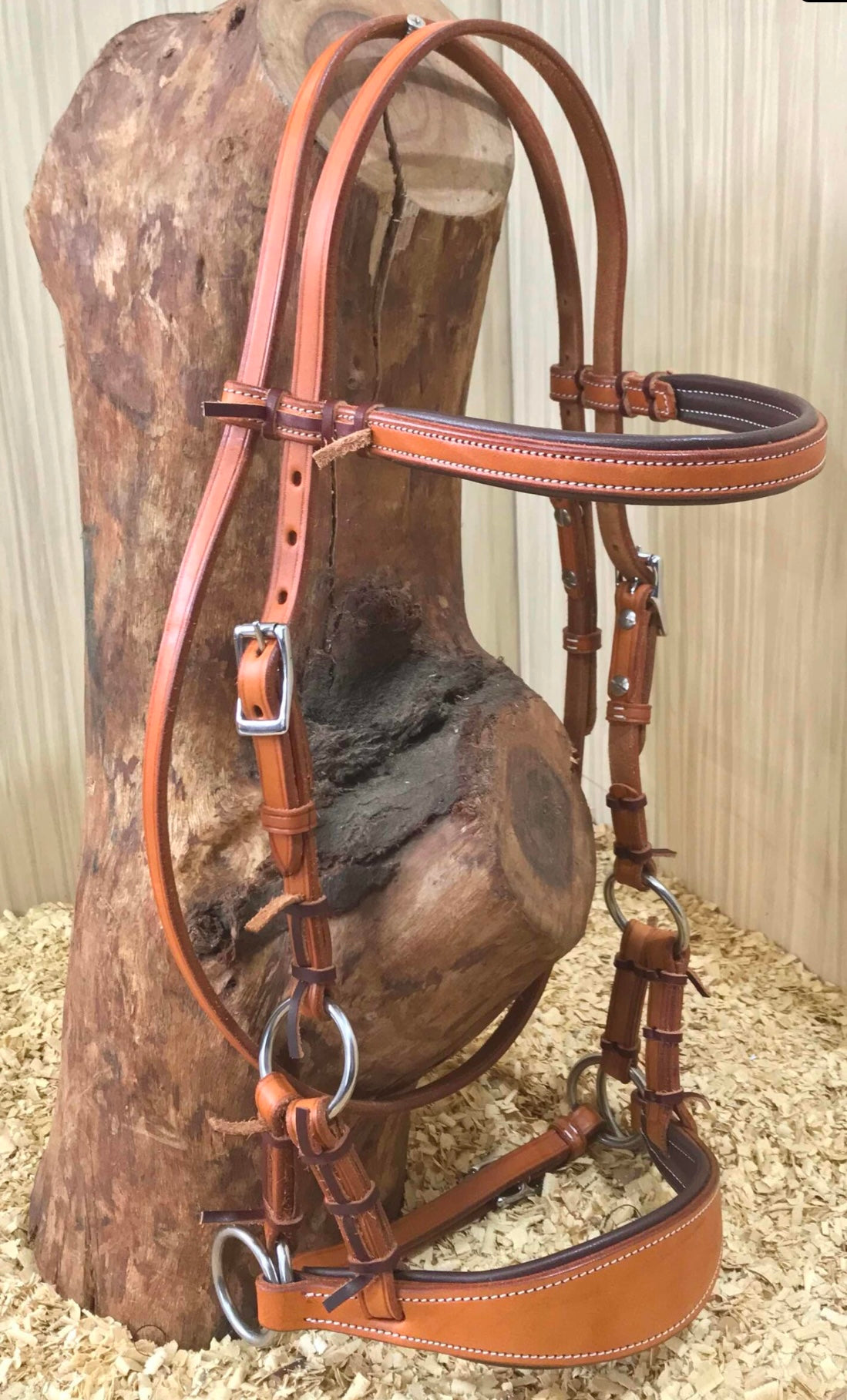 Sidepull mit Stirnriemen und breiter Nase Western - mehrere Größen