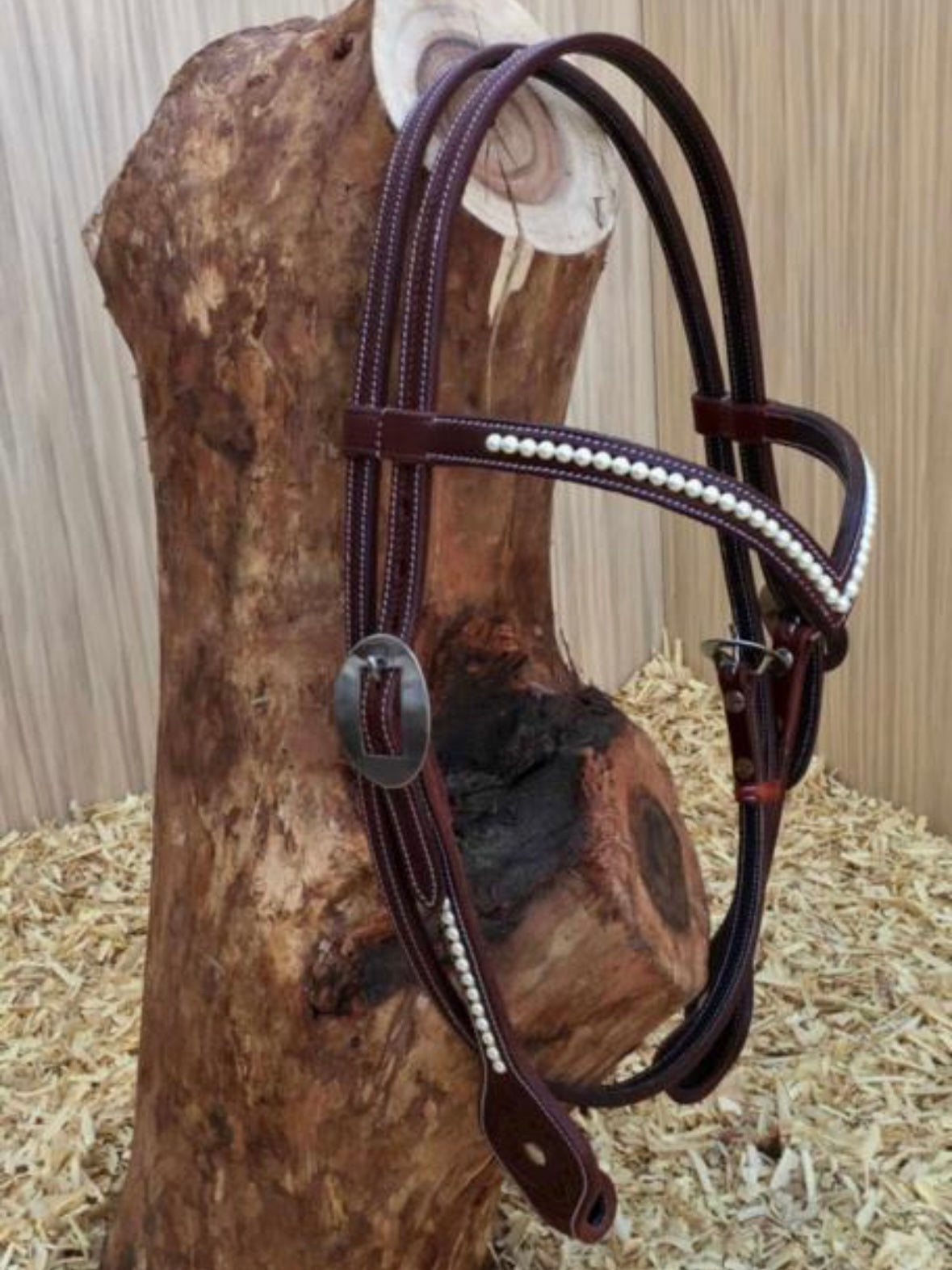 Perlen Kopfstück Western mit Stirnriemen