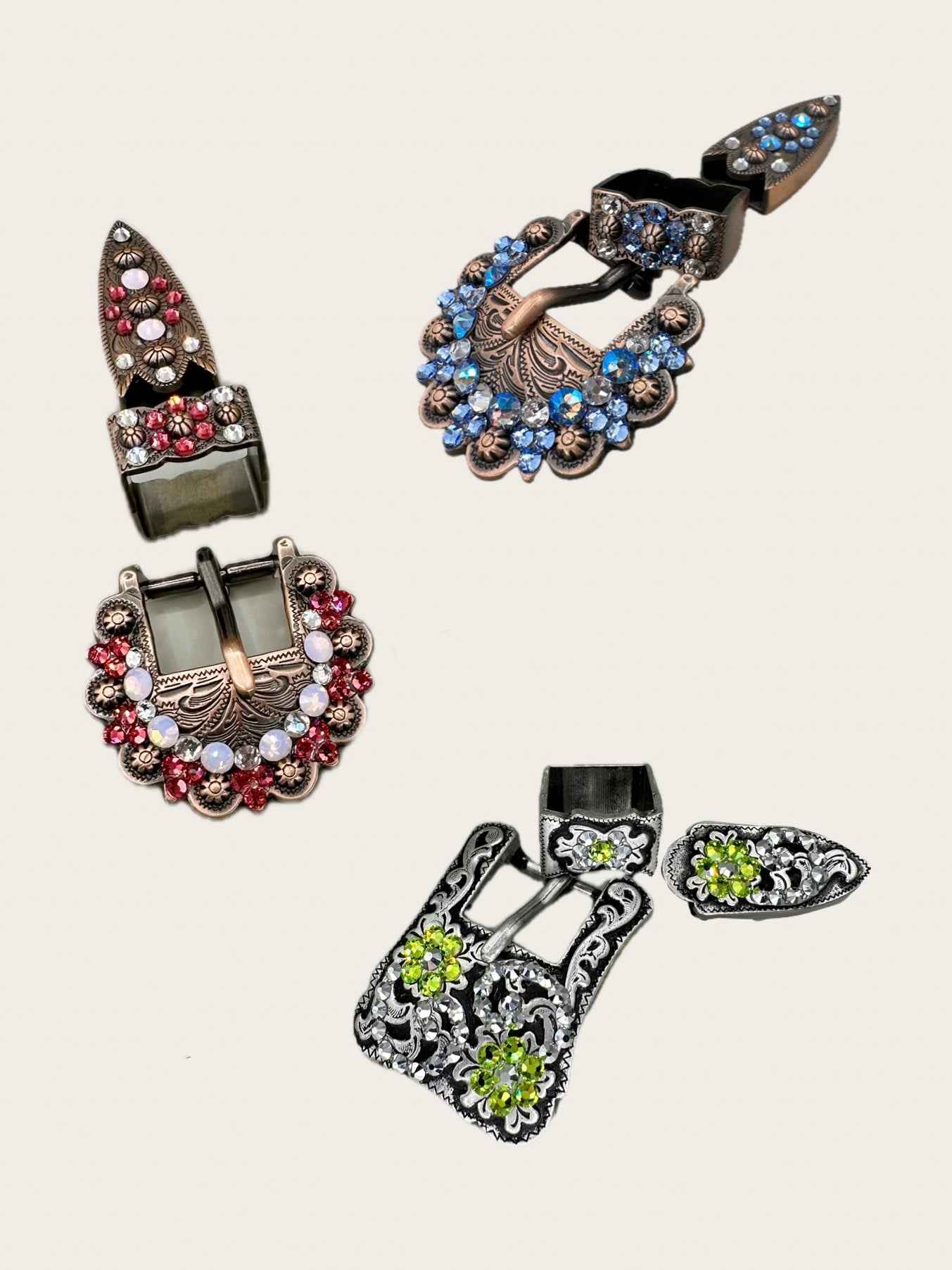 Strass-Buckle-Set individuell