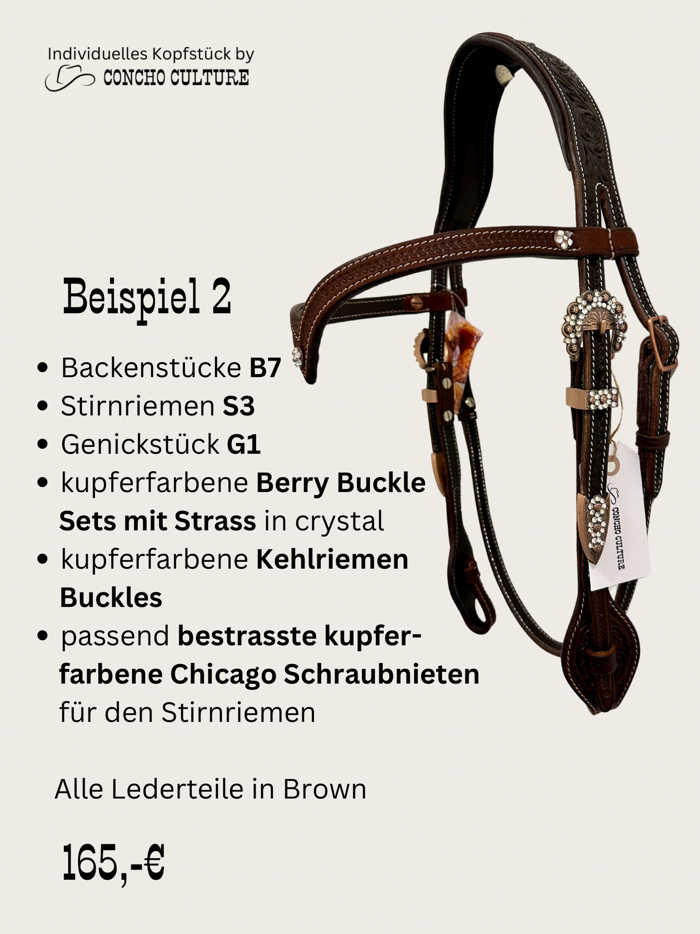 Mix and Match Trense / Kopfstück Western