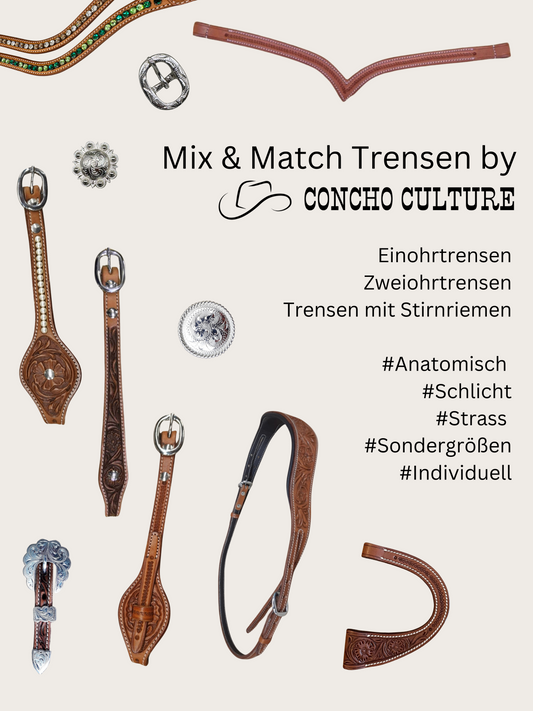 Mix and Match Trense / Kopfstück Western