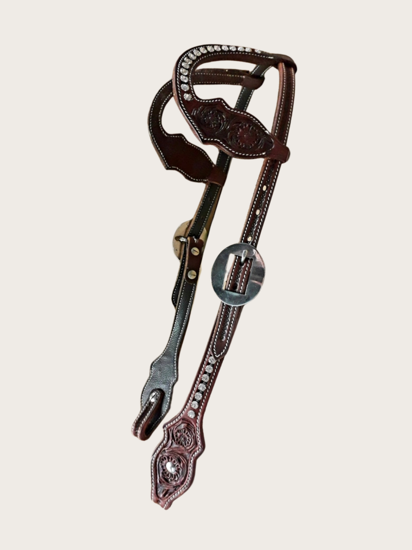 Strass Zweiohrkopfstück Western