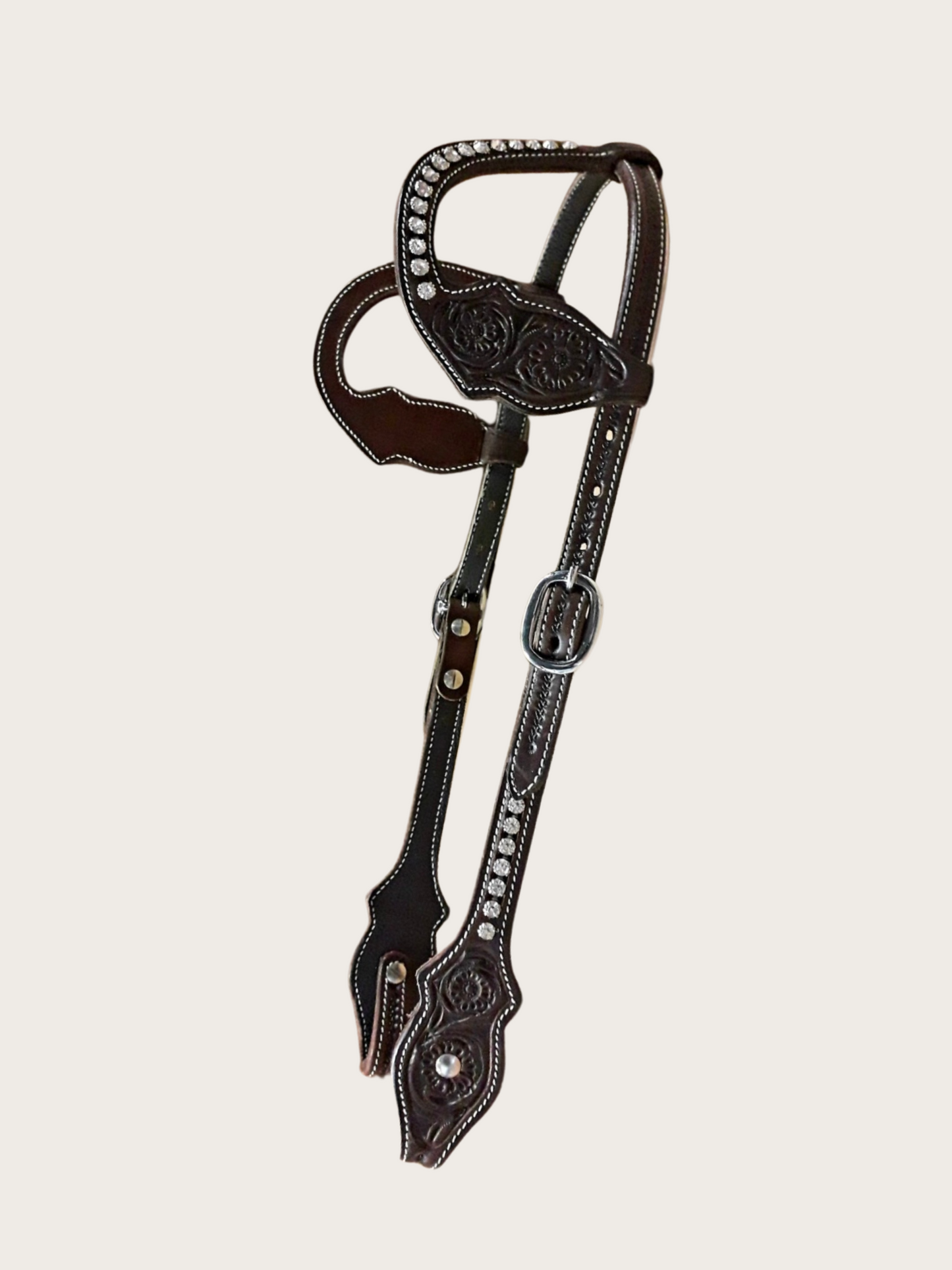 Strass Zweiohrkopfstück Western