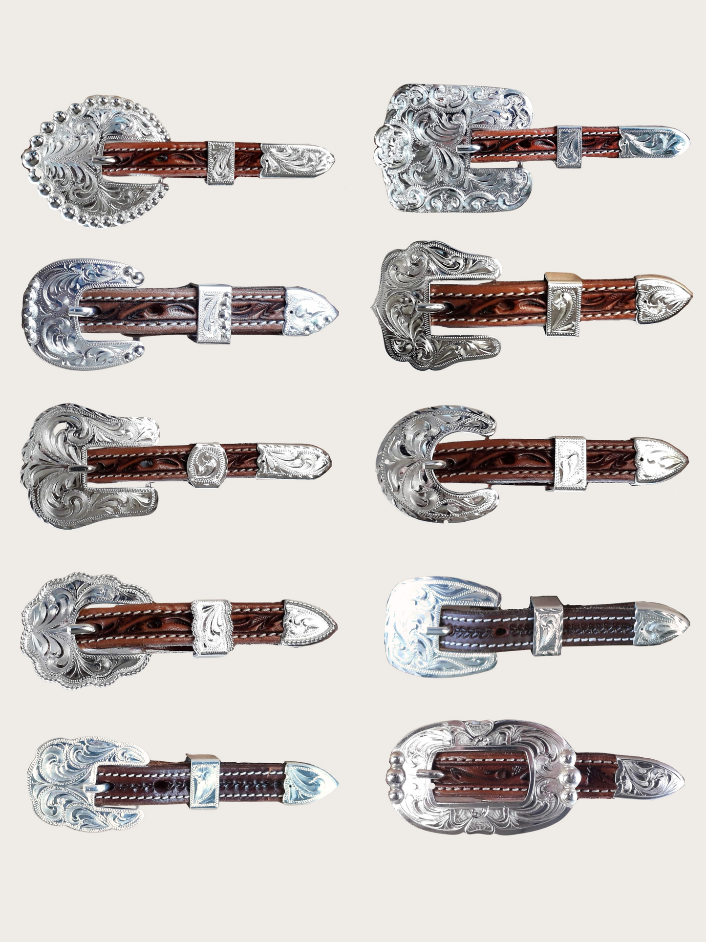 Hansen Silver Buckle Sets