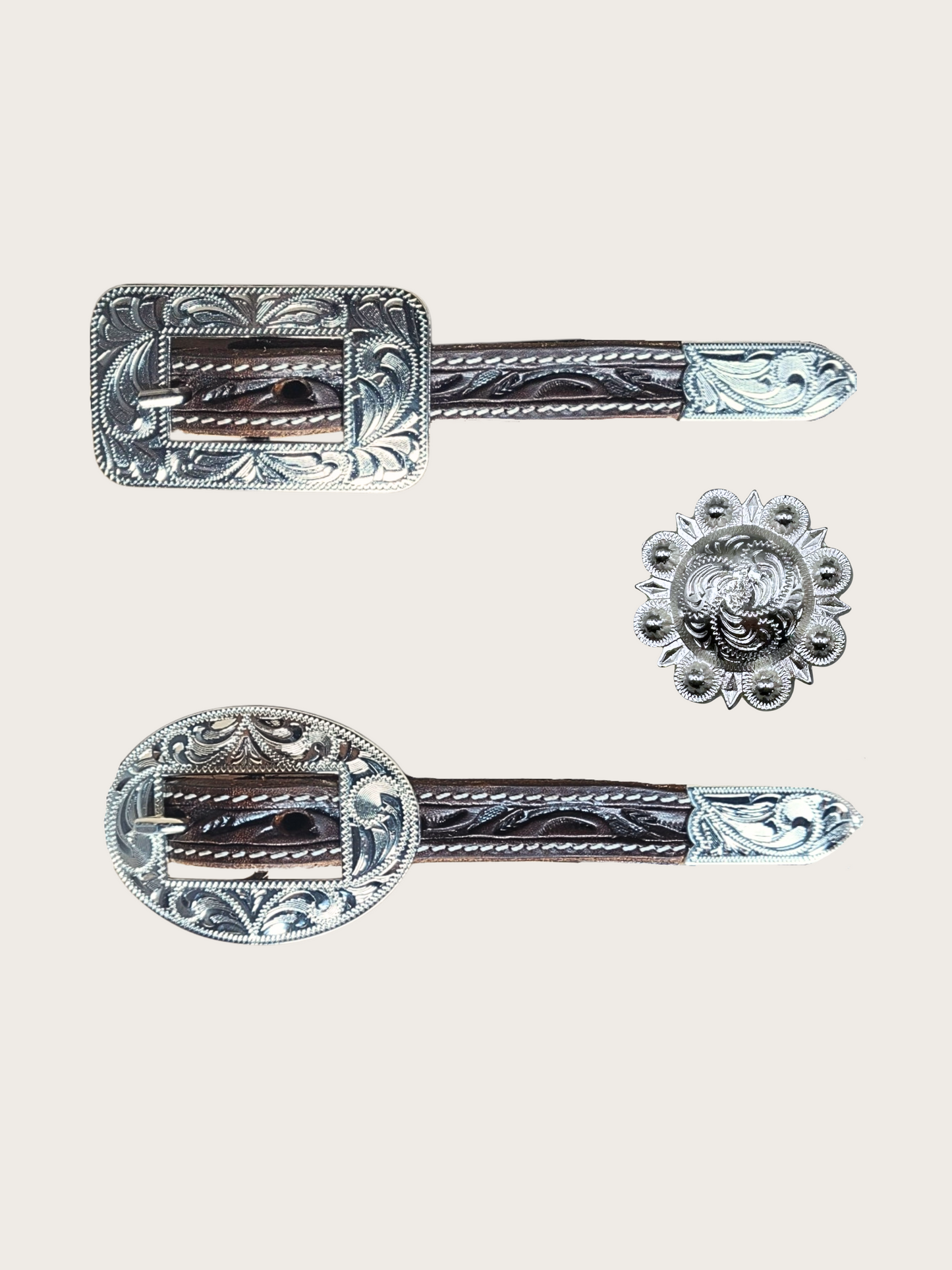 GVR Oval/Square Buckle Set (2-tlg.)